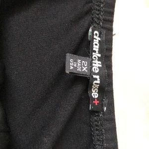 Black 2x Charlotte Russe Romper